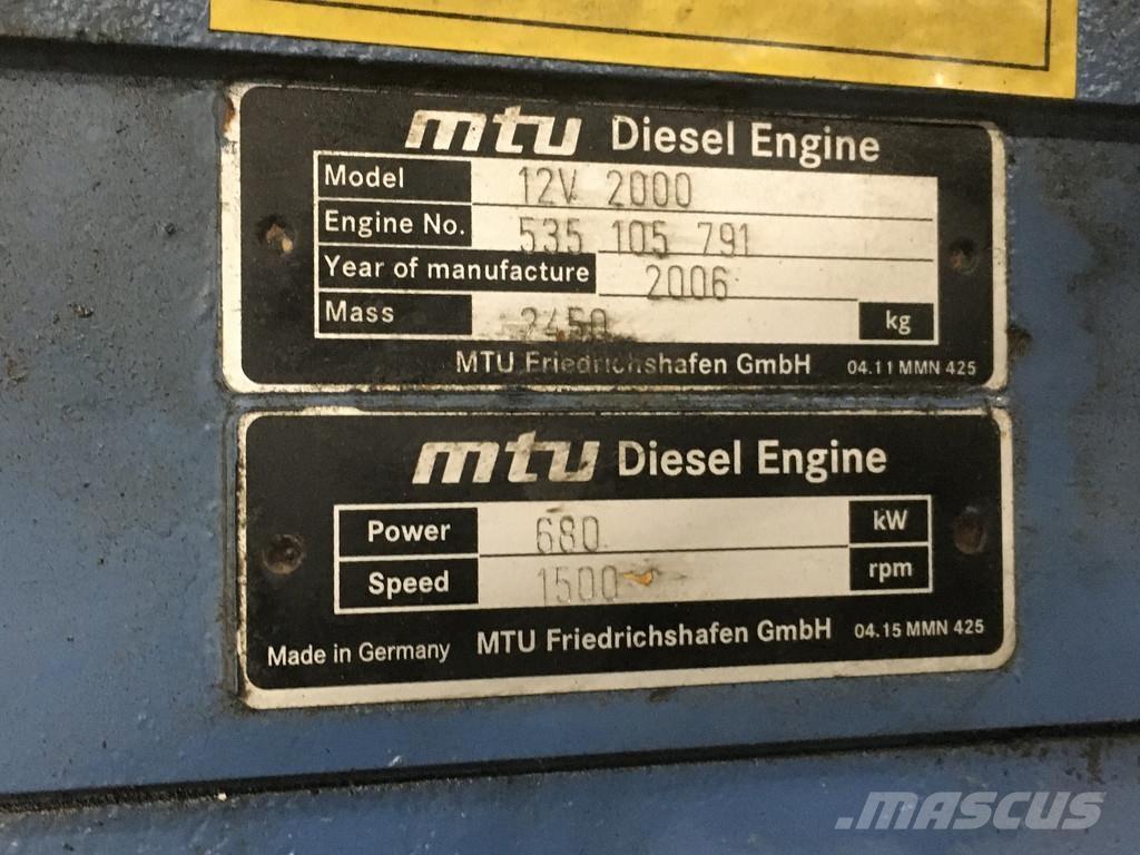 MTU 12V2000 USED Motoren