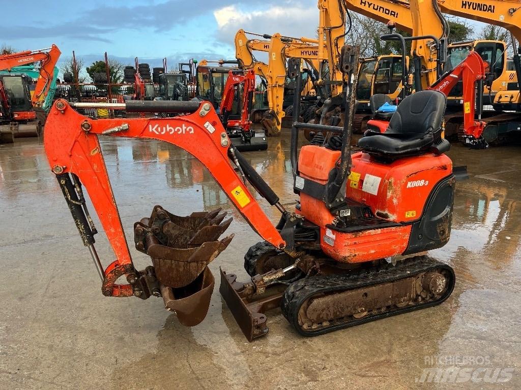 Kubota K 008-3 Minibagger < 7t