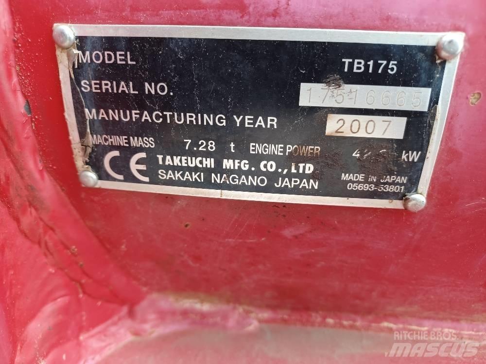 Takeuchi TB175 Midibagger  7t - 12t