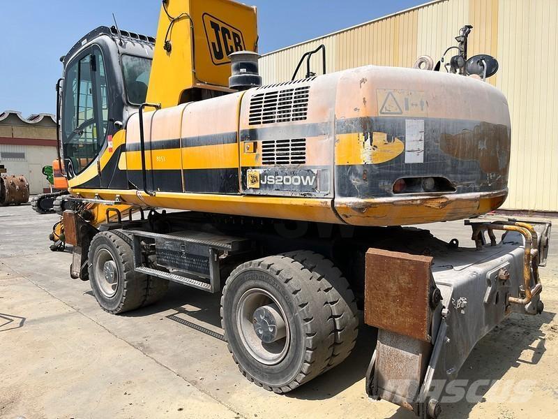 JCB JS200W Materialumschlag