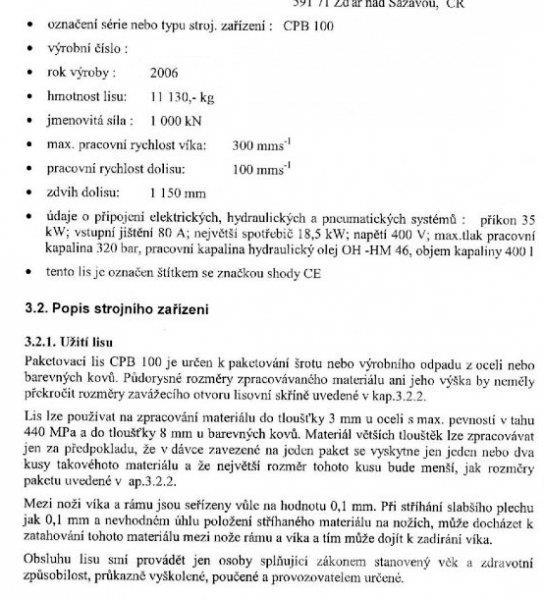  _JINÉ (CZ) ŽĎAS - CPB 100 Pulverisierer