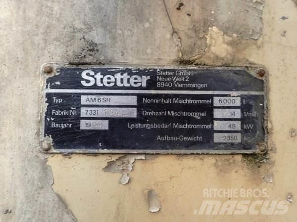 Stetter AM 6 SH Beton-Mischfahrzeuge