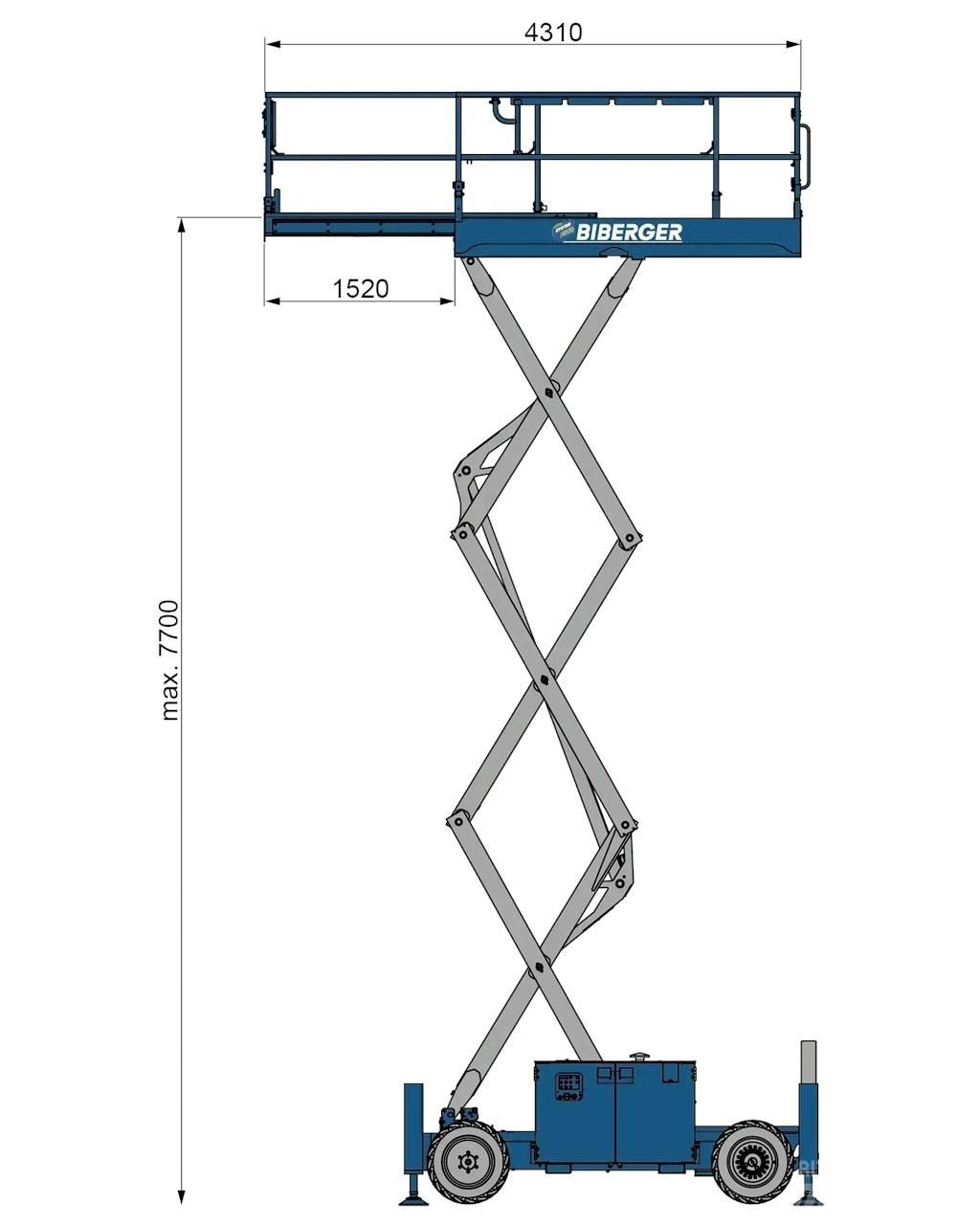 Genie GS 2669 RT Scheren-Arbeitsbühnen