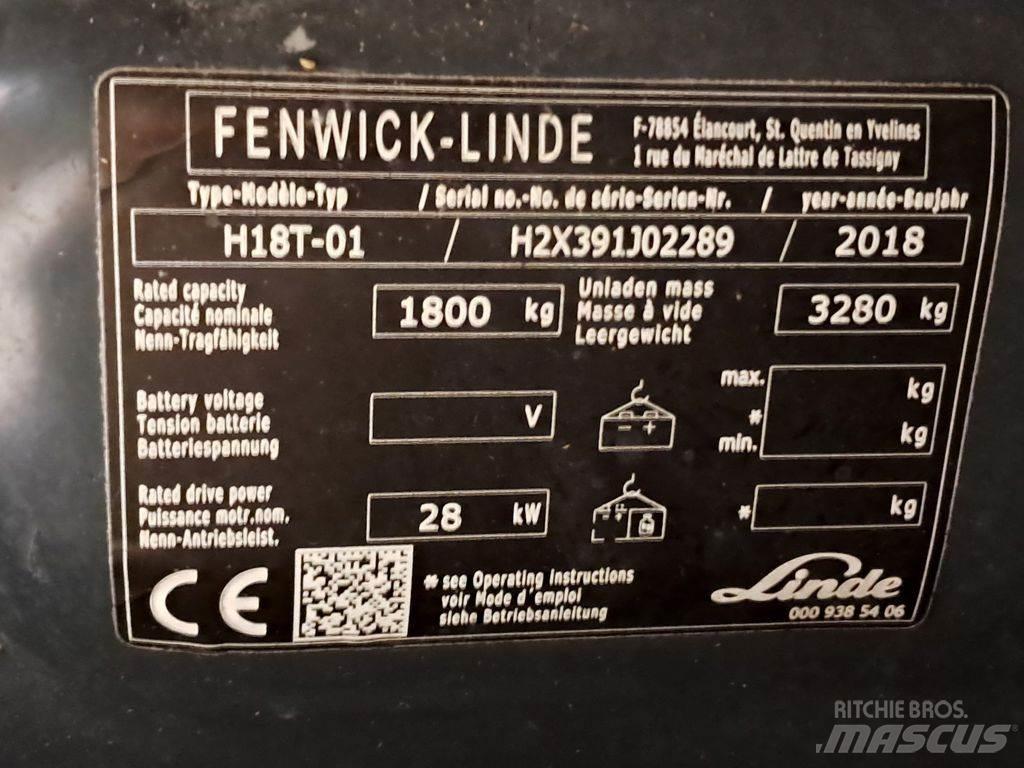 Linde H18T-01 Gas Stapler