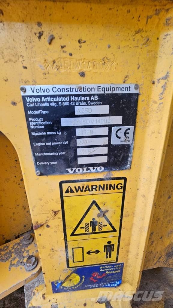 Volvo A 25 D Dumper - Knickgelenk