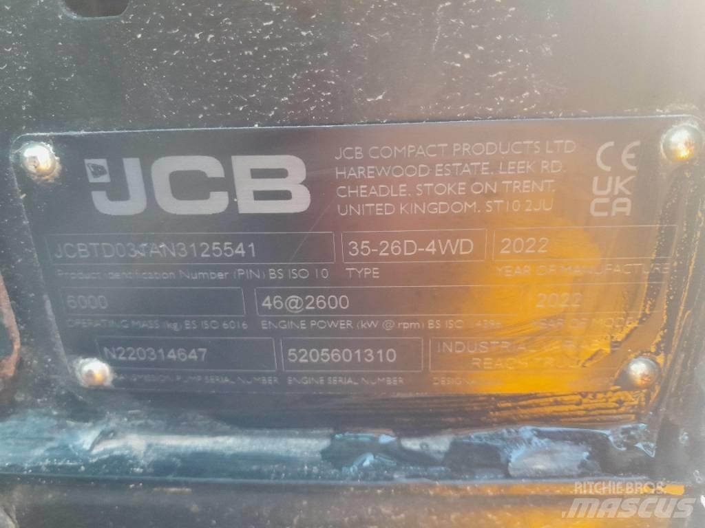 JCB 35-26D 4WD Diesel Stapler