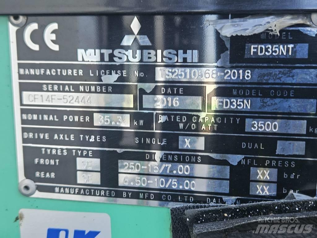 Mitsubishi FD35N Diesel Stapler