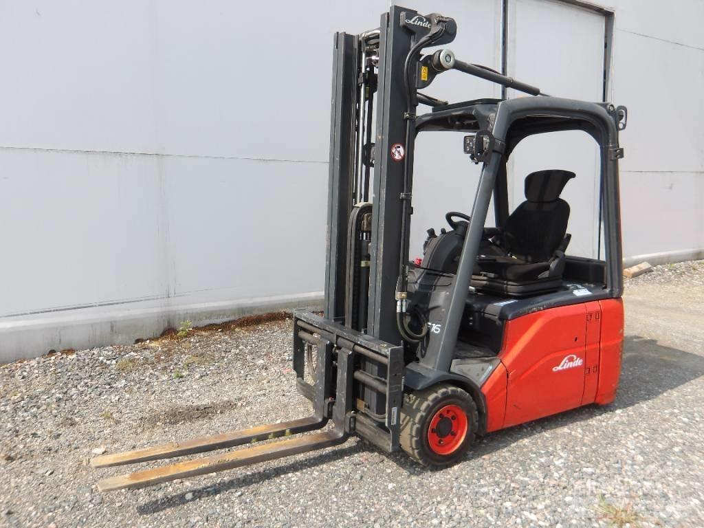 Linde E 16 Elektro Stapler