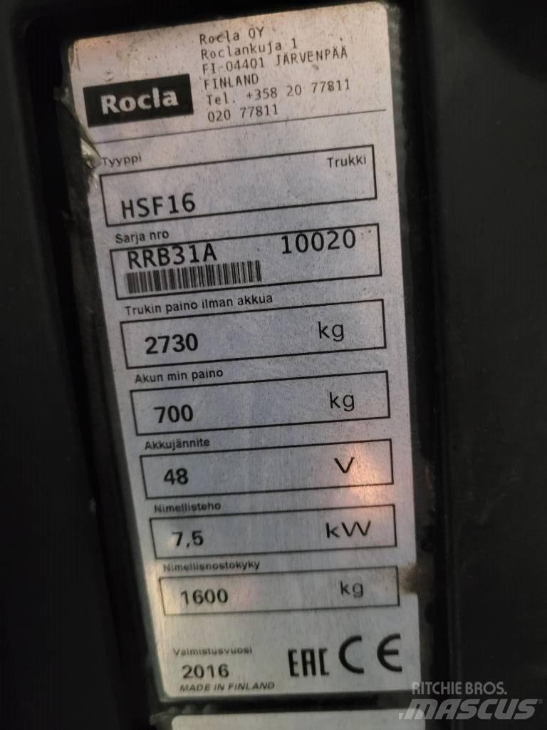 Rocla HSF16 Schubmaststapler