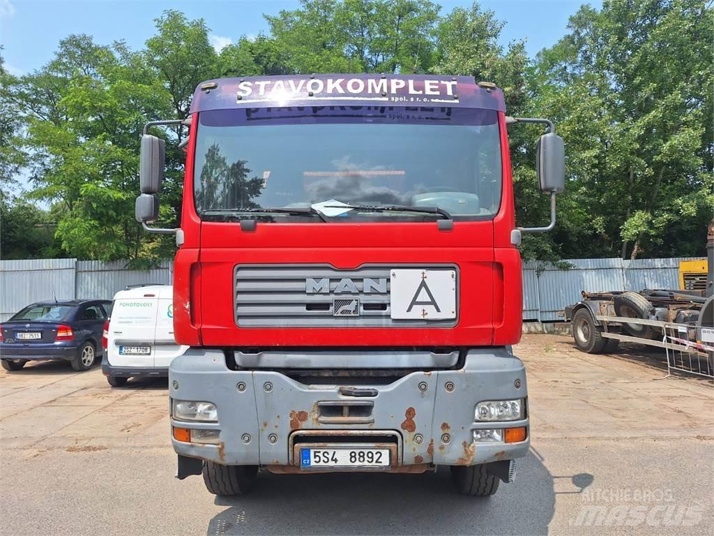 MAN TGA 35.410 8X4 Pritschenwagen/Pritschenwagen mit Seitenklappe