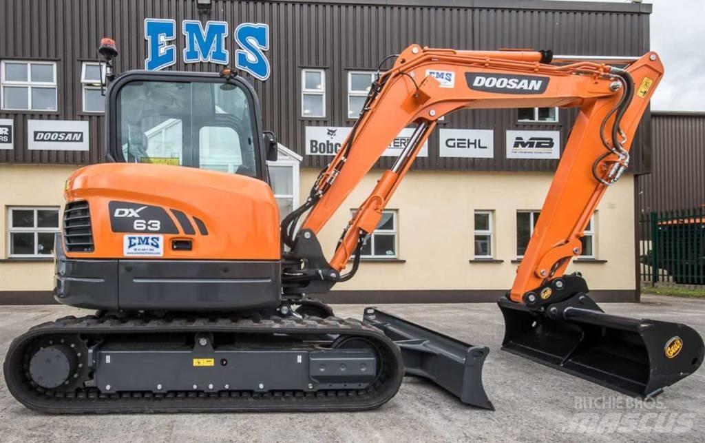 Doosan DX 63-3 Minibagger < 7t
