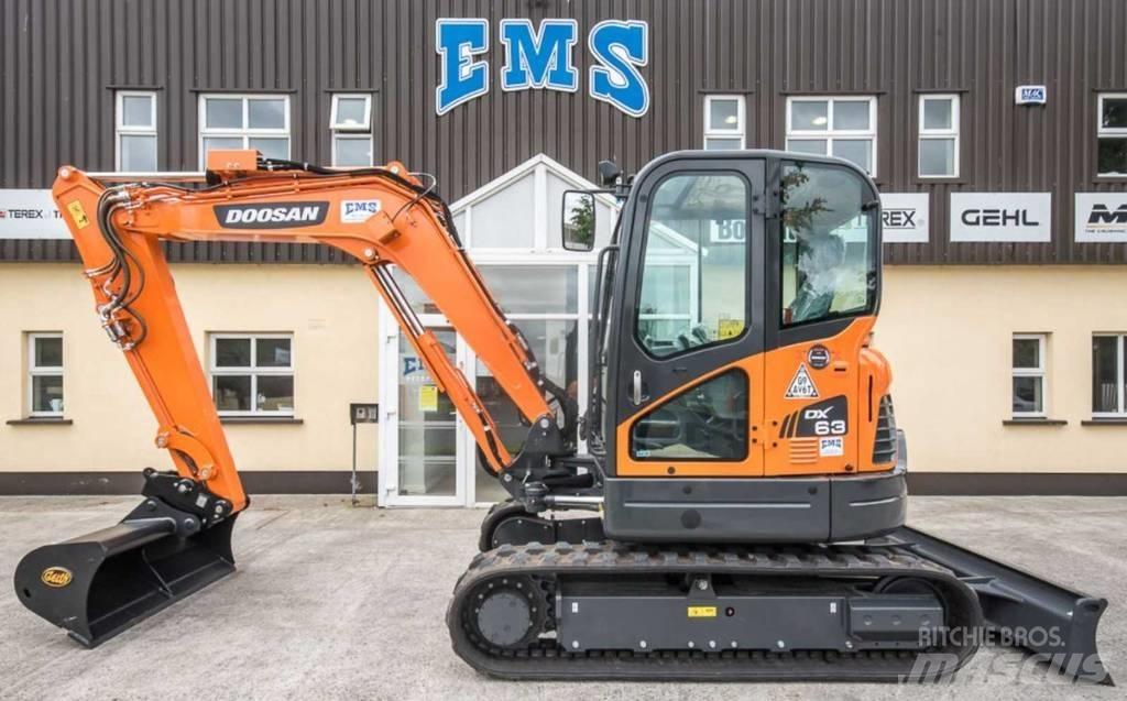 Doosan DX 63-3 Minibagger < 7t