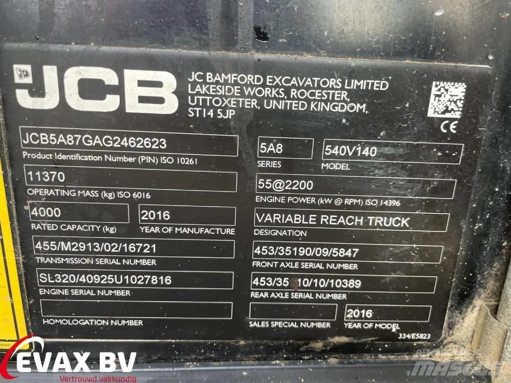 JCB 540-140 Loadall Teleskoplader für Landwirtschaft