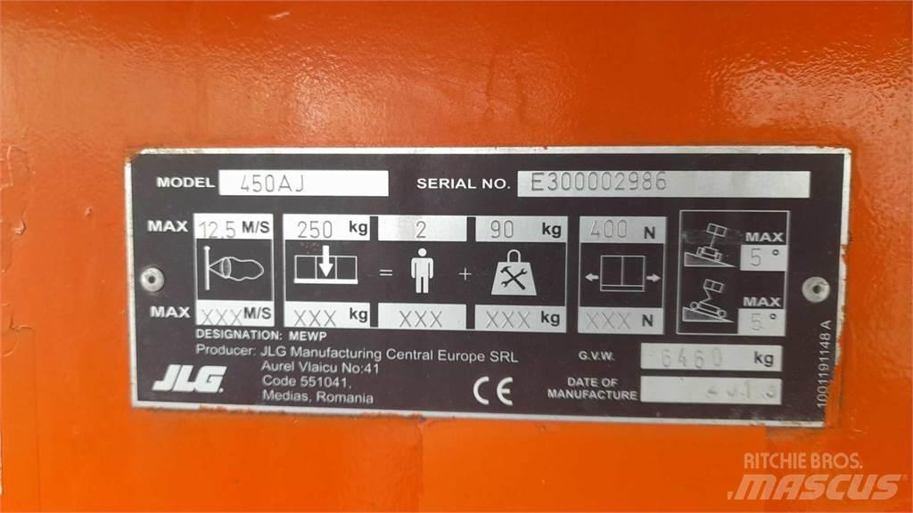 JLG 450AJSII Gelenkteleskoparbeitsbühnen