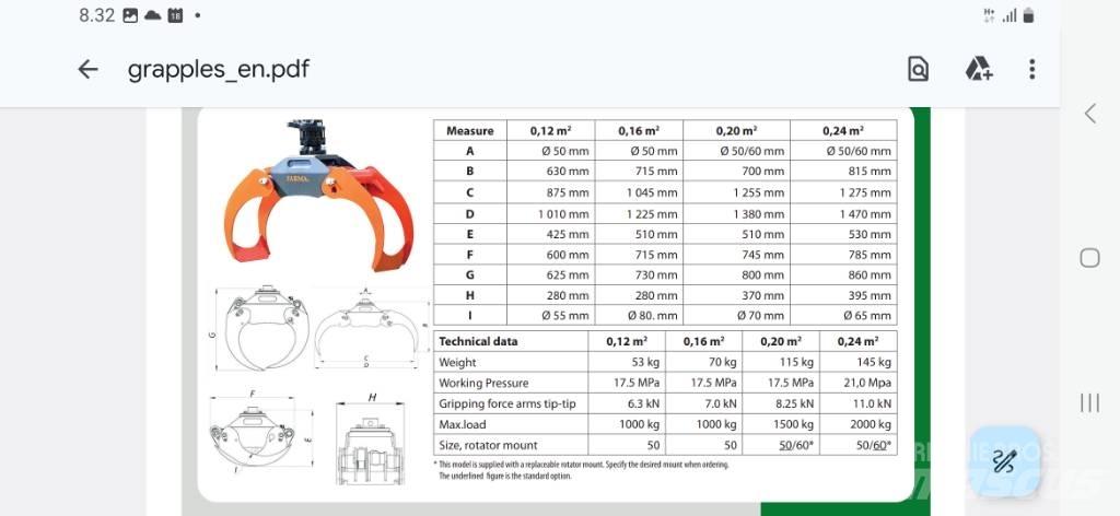 Farma Koura 0,20 Greifer