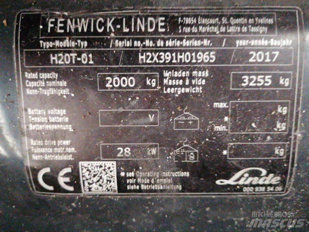 Linde H20T-01 Gas Stapler