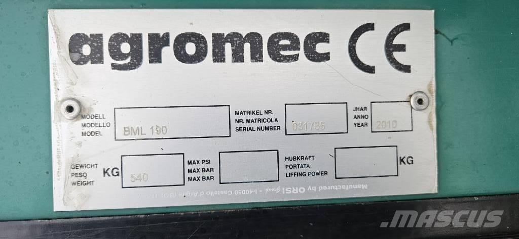 Agromec Klepelmaaier Konventionelle Pflüge