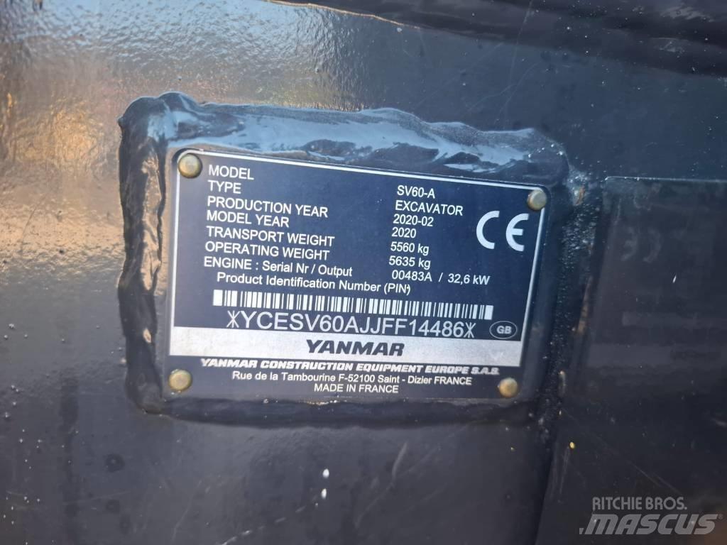 Yanmar SV 60 A Midibagger  7t - 12t