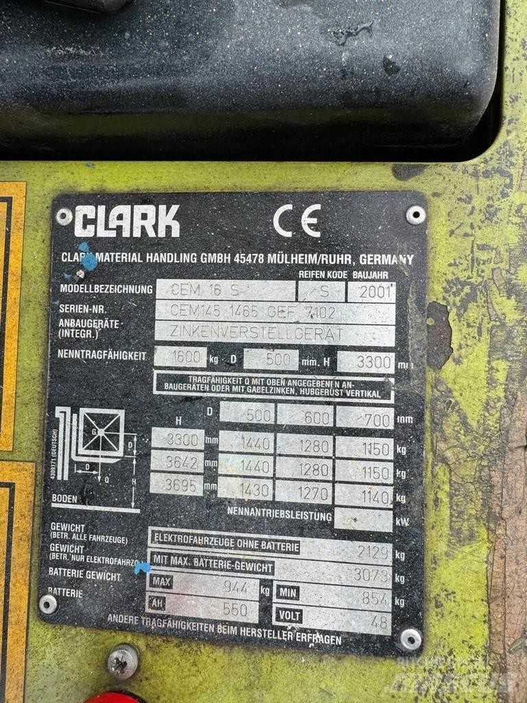 Clark CEM 16S Andere Gabelstapler