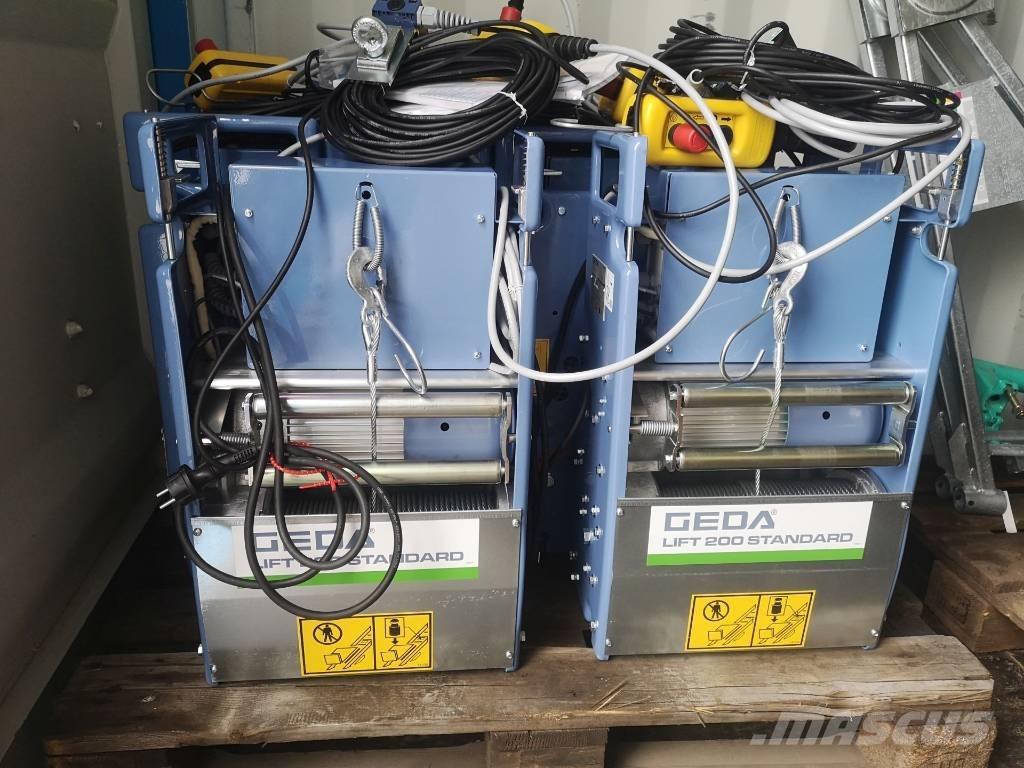 Geda LIFT STANDARD Seilwinden, Bauaufzüge und Lastenaufzüge
