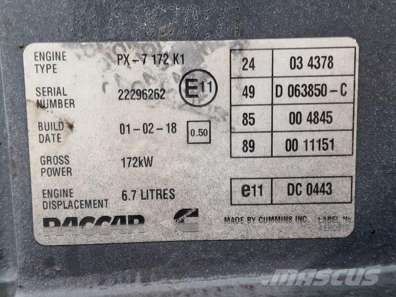 DAF PX-7 172 K1 Motoren