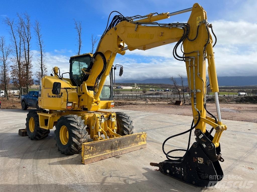 Komatsu PW 98 MR-8 Mobilbagger