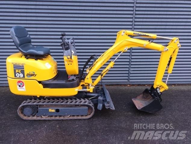 Komatsu PC 9 Minibagger < 7t