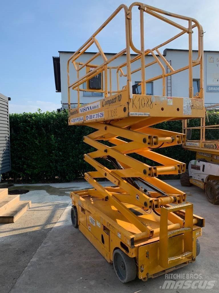Haulotte Compact 10 Scheren-Arbeitsbühnen