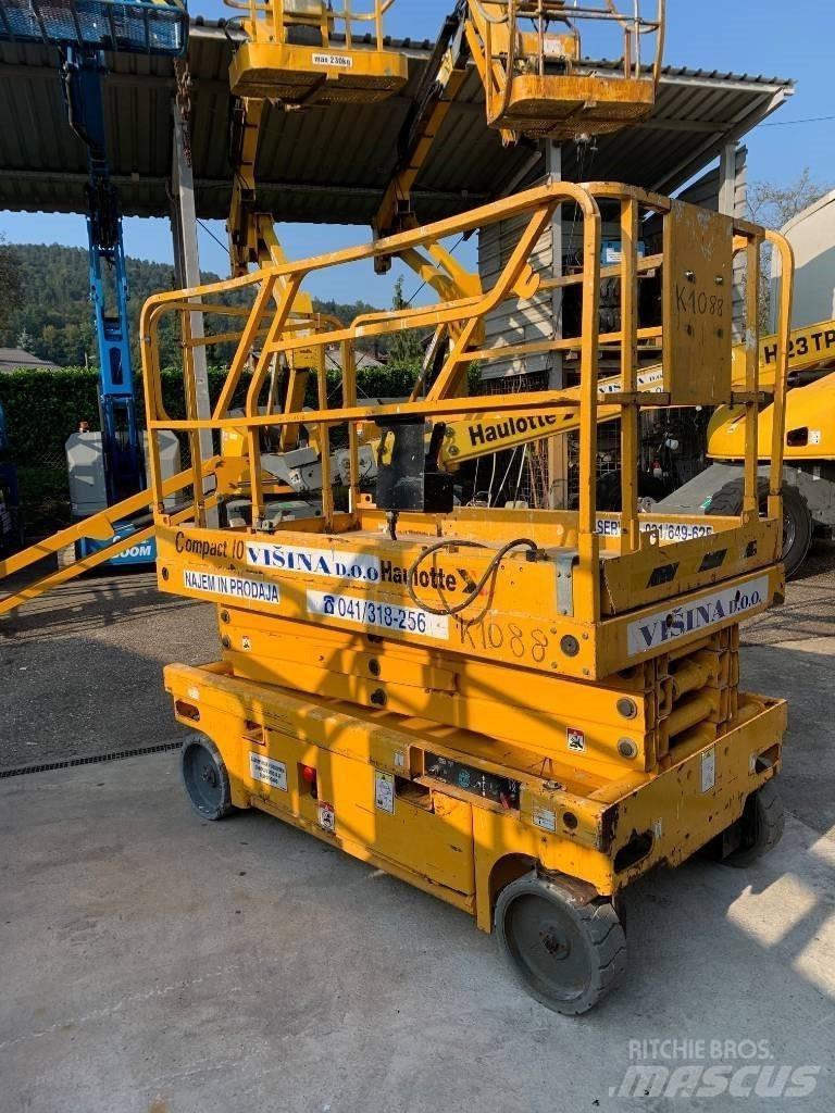 Haulotte Compact 10 Scheren-Arbeitsbühnen