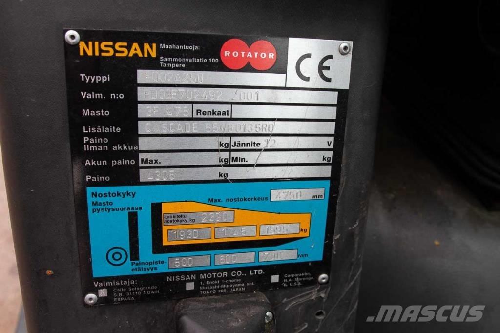 Nissan FD02A250 Diesel Stapler