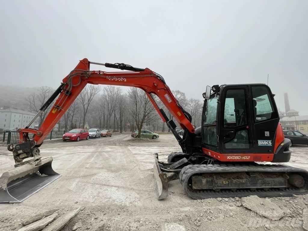 Kubota KX 080-4a2 Midibagger  7t - 12t