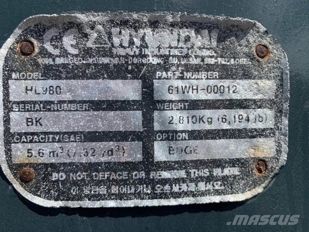 Hyundai HL980 Radlader