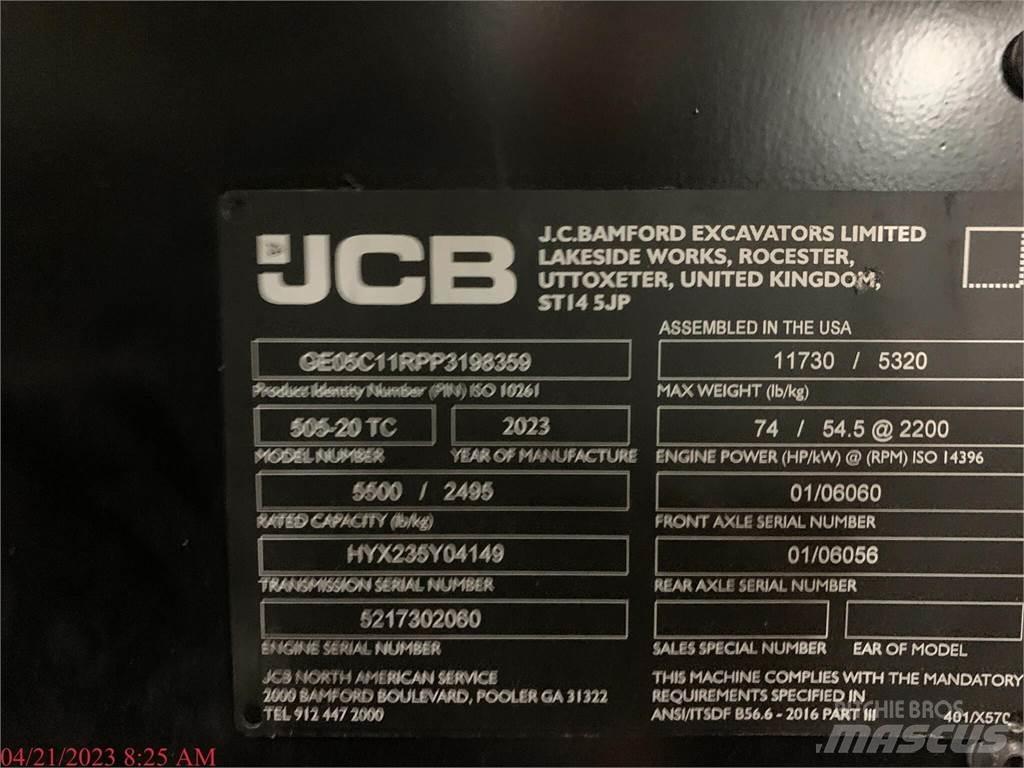 JCB 505-20TC Teleskoplader