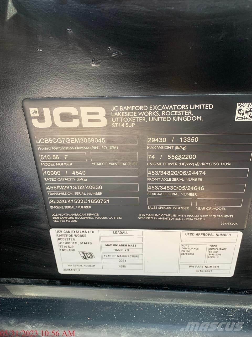 JCB 510-56 Teleskoplader