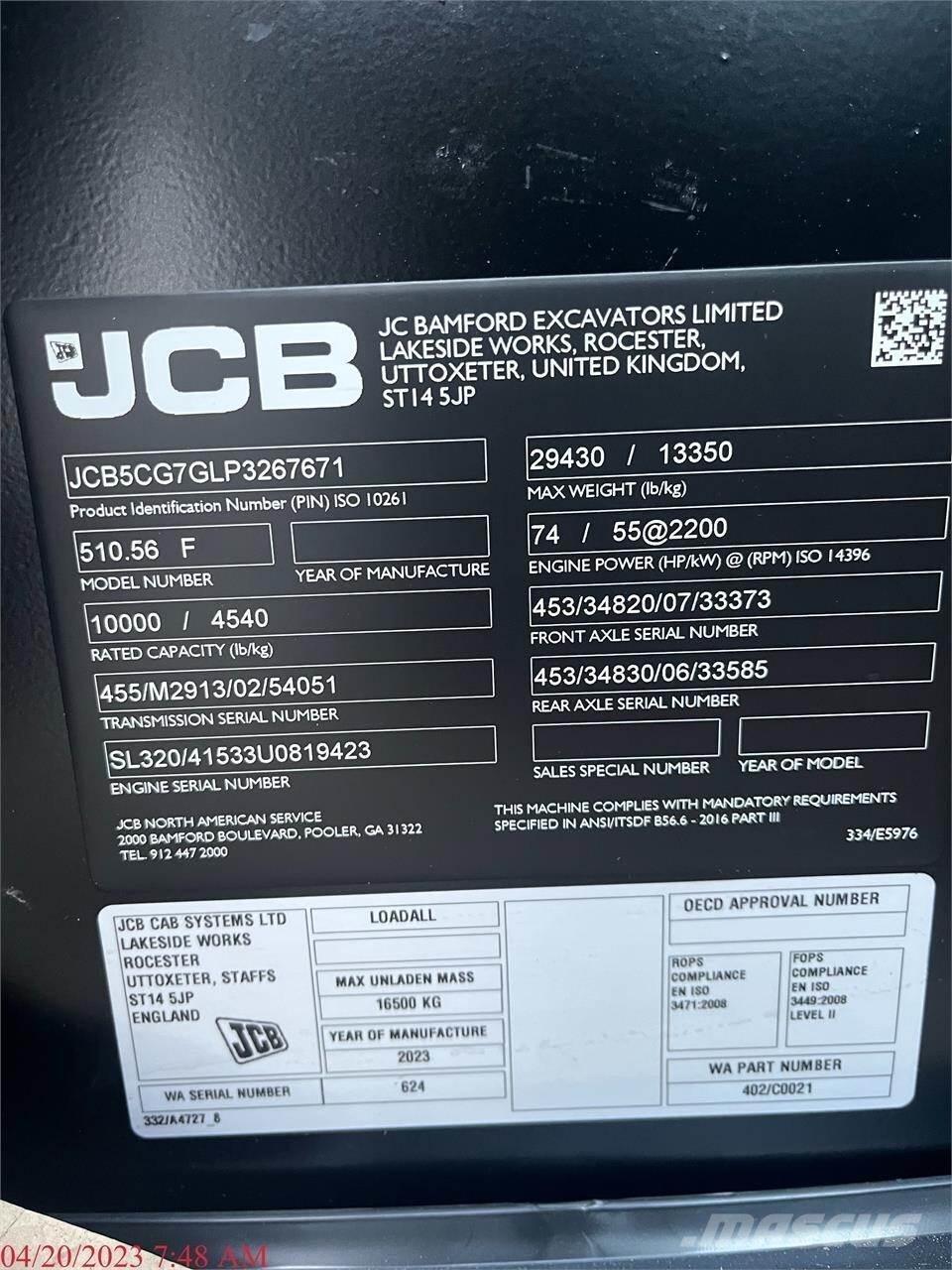 JCB 510-56 Teleskoplader