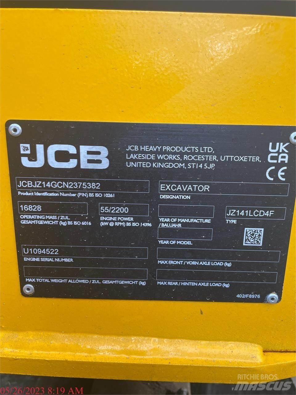 JCB JZ141 LC Raupenbagger