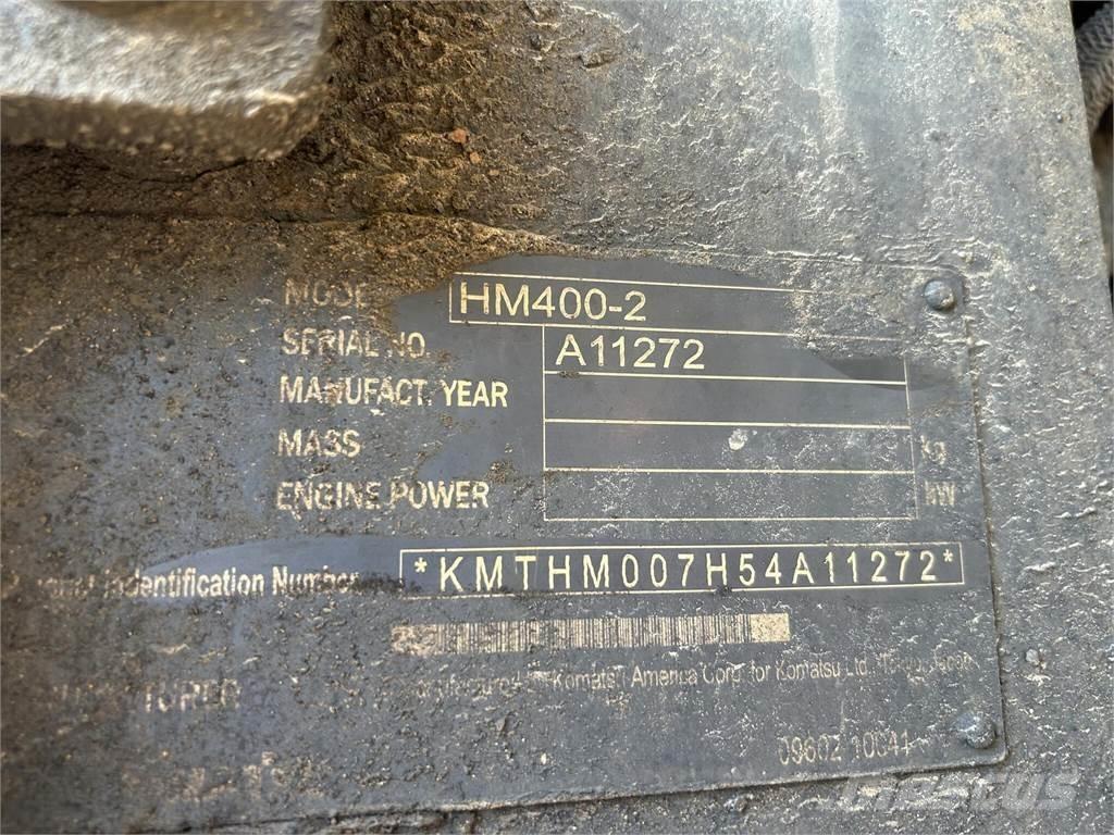 Komatsu HM400-2 Dumper - Knickgelenk