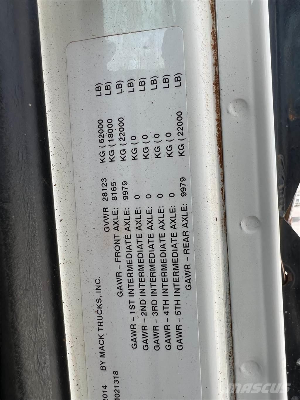 Mack GRANITE GU713 Sonstige Baumaschinen