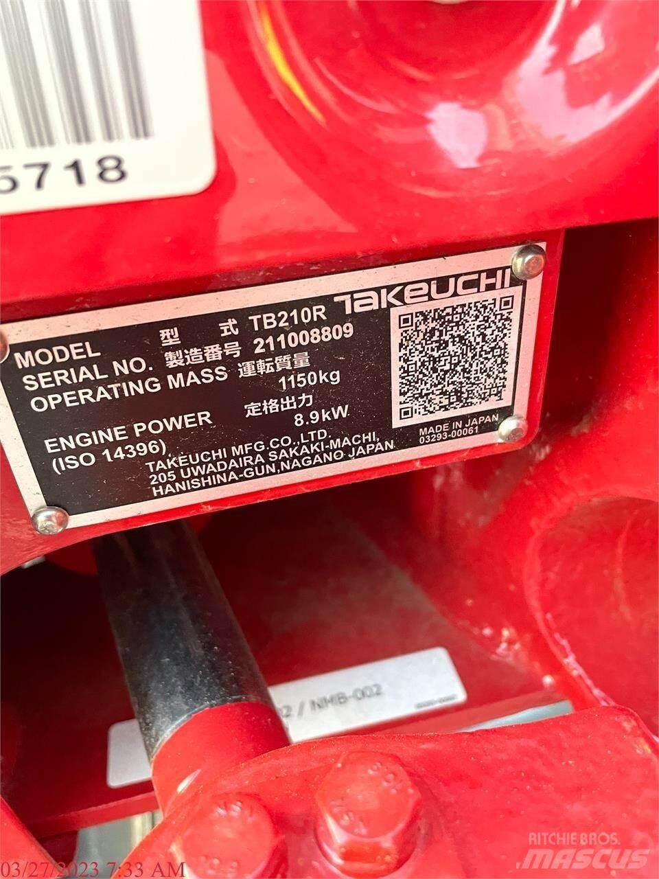 Takeuchi TB210R Minibagger < 7t
