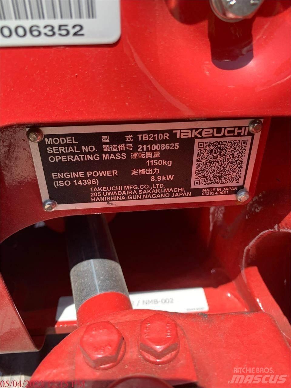 Takeuchi TB210R Minibagger < 7t