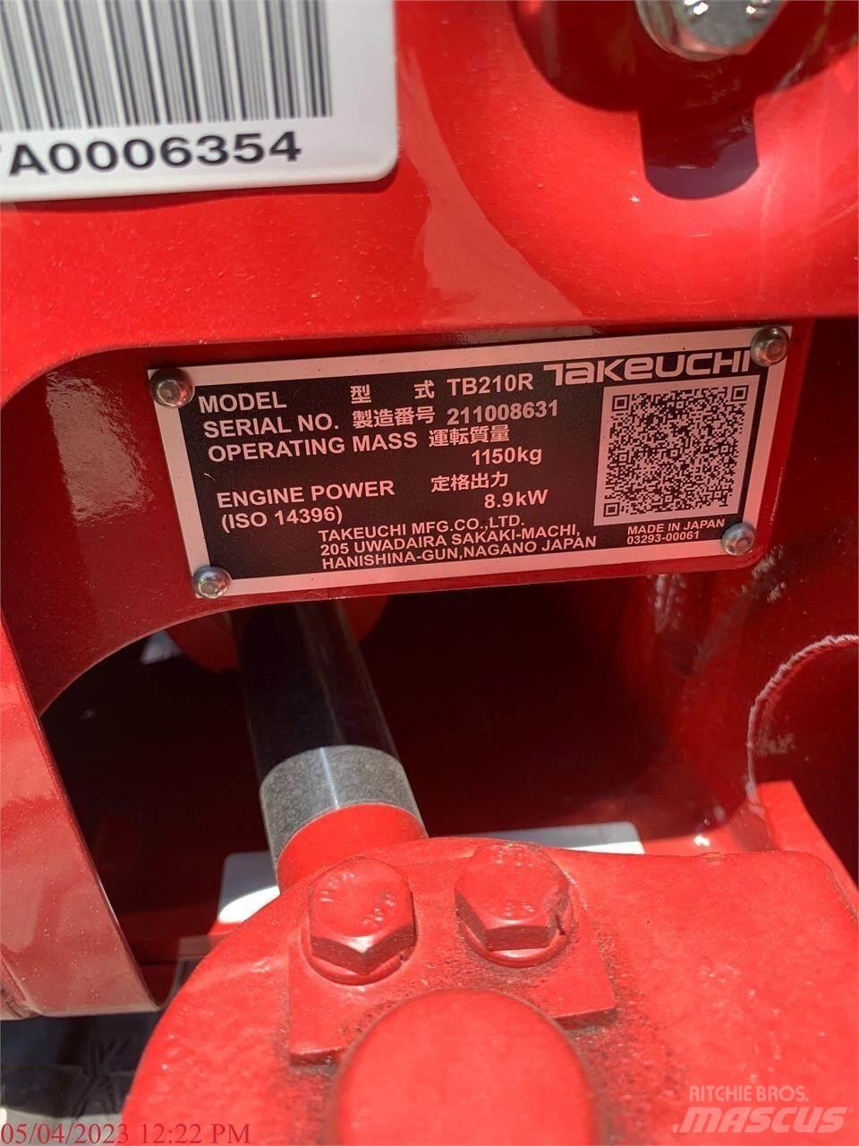 Takeuchi TB210R Minibagger < 7t