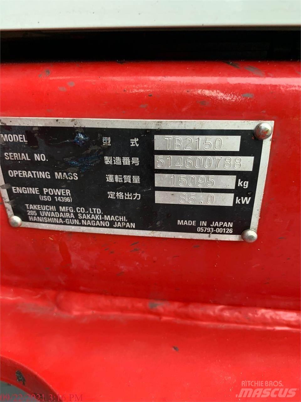 Takeuchi TB2150 Raupenbagger