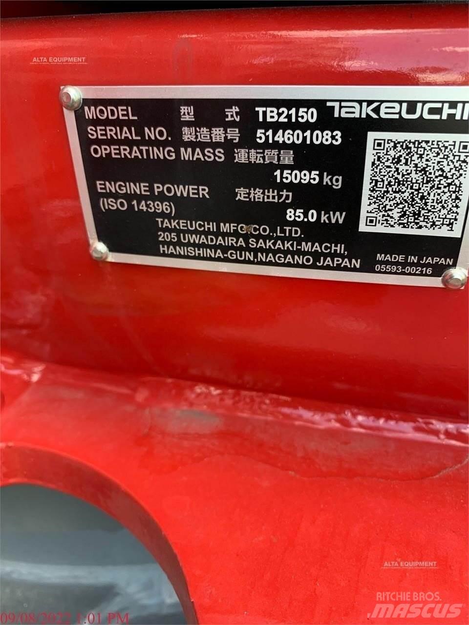 Takeuchi TB2150 Raupenbagger