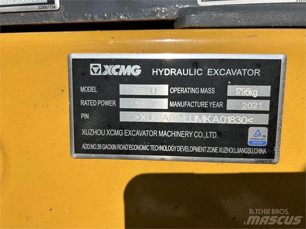 XCMG XE18U Minibagger < 7t