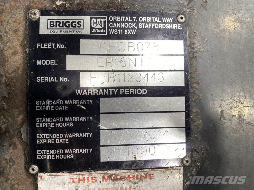 CAT EP16NT Elektro Stapler