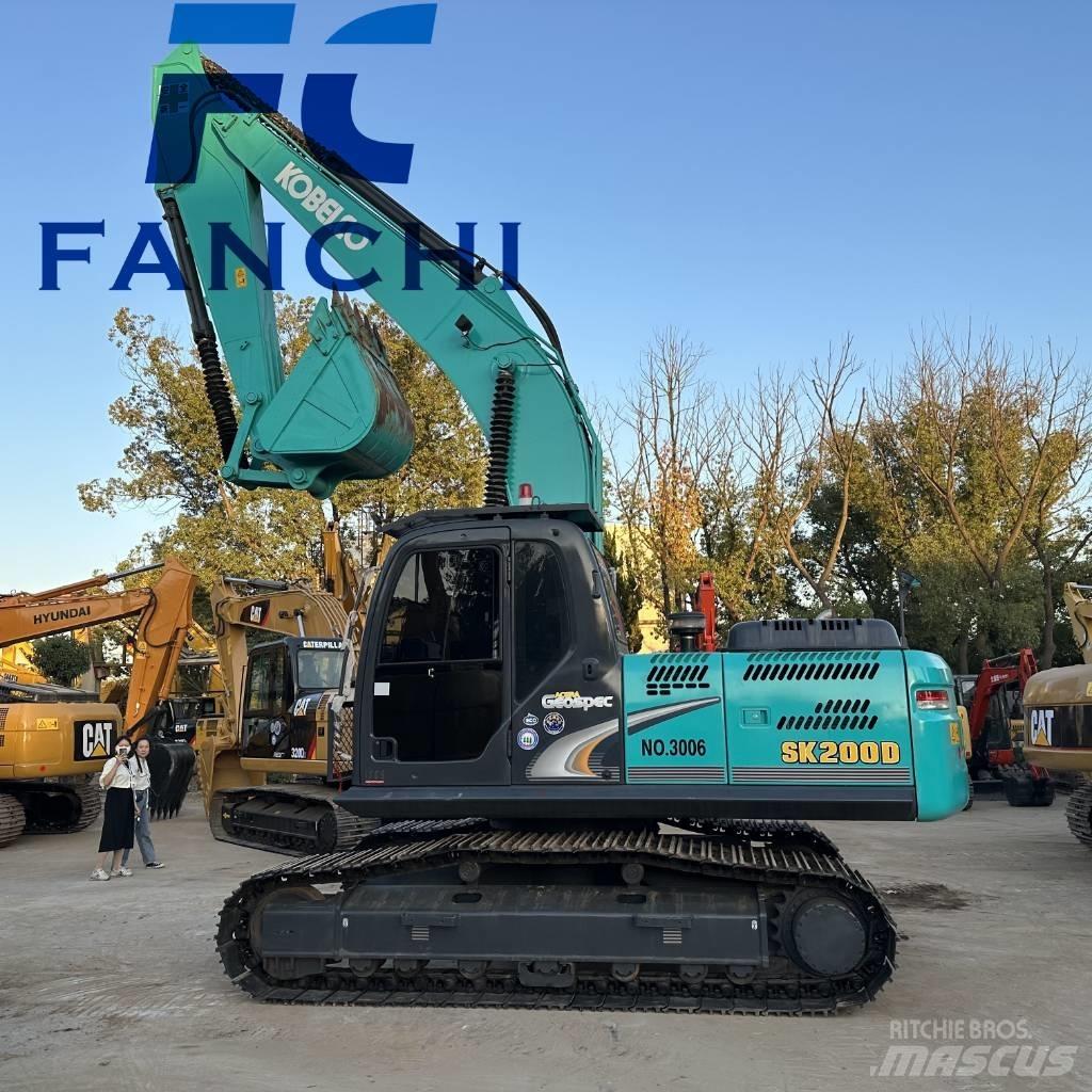 Kobelco sk200D Materialumschlag