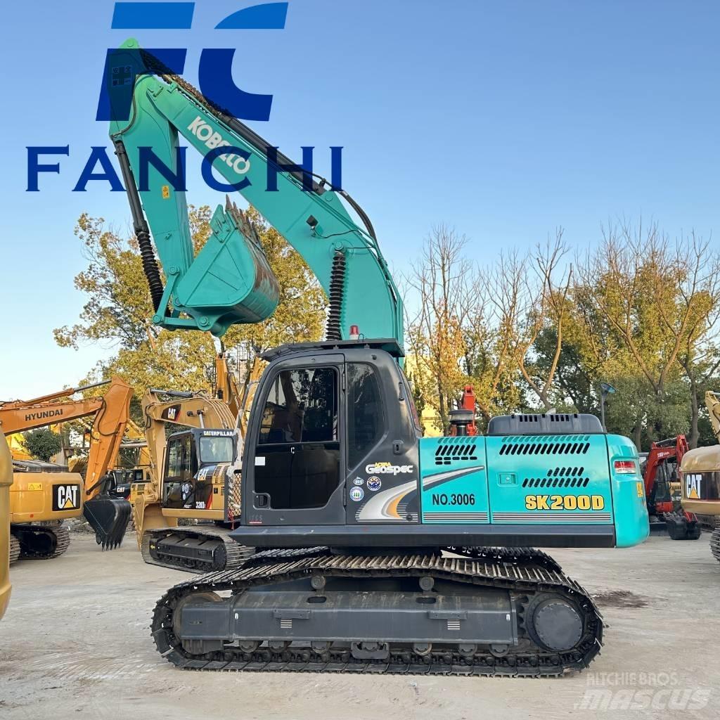 Kobelco sk200D Materialumschlag