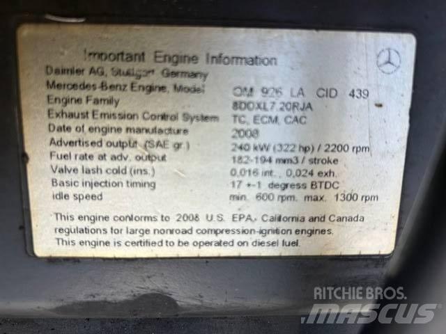 MB Crusher OM 926 LA Motoren