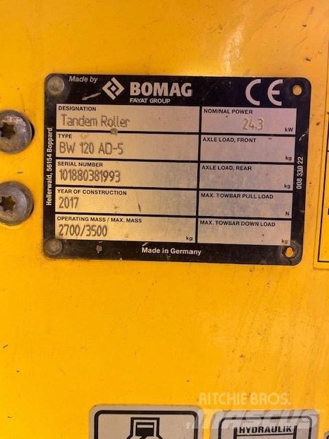 Bomag BW 120 AD-5 Tandemwalzen