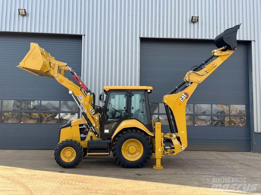 CAT 424 - 4x4 / 4WD / AC Baggerlader